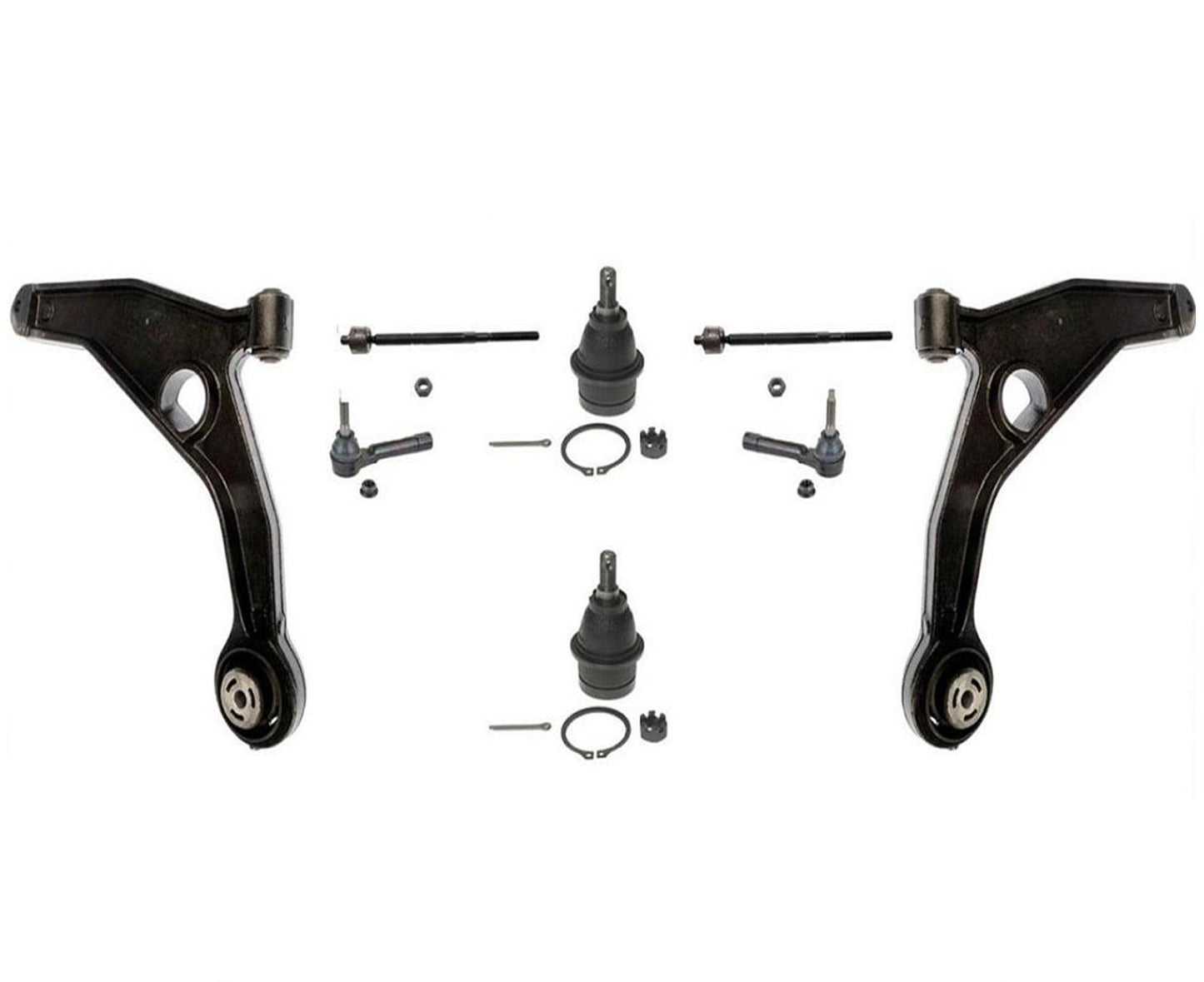 Para brazo de control bajo Dodge Journey 09-2015 con rótulas, varillas de amarre, 10 piezas