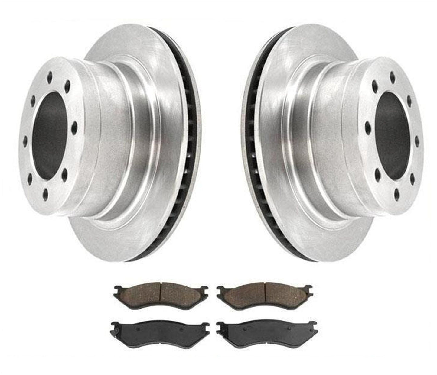 Pastillas de freno de rotor trasero 06-08 para Dodge Ram 1500 Extended Mega Cab 8 Stud