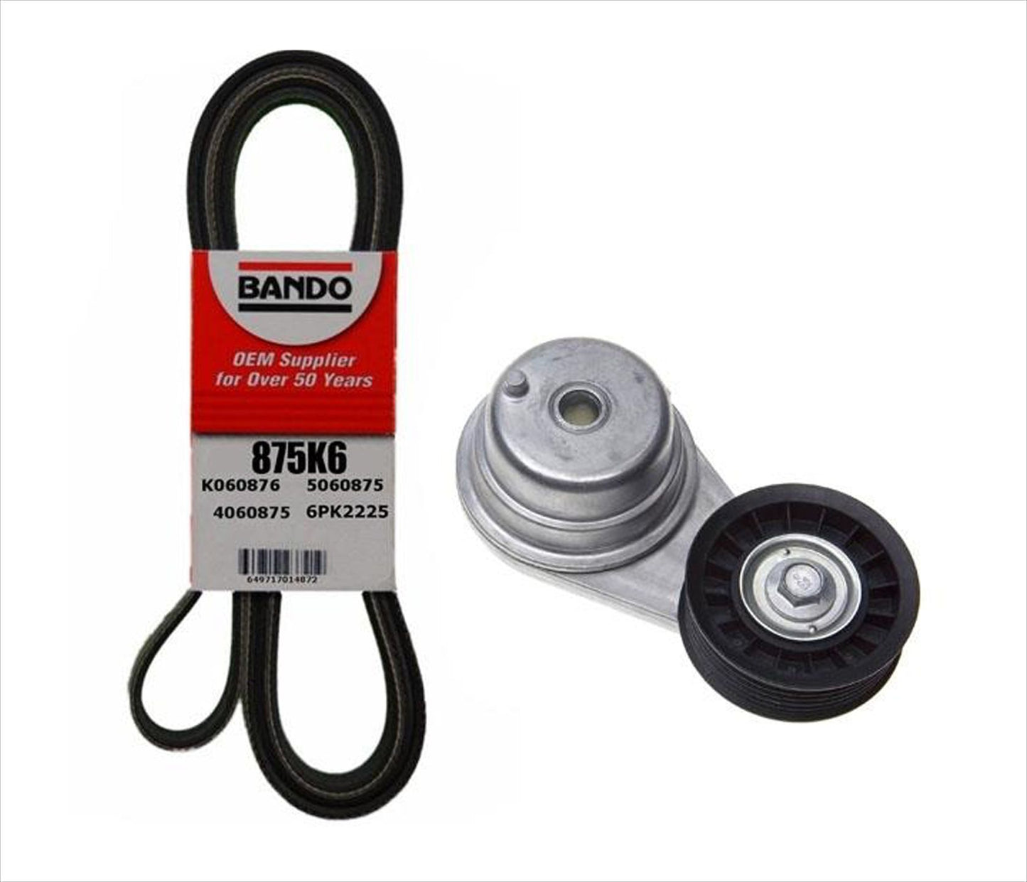 Correa del ventilador del motor principal y tensor de correa para Mustang 4.0L 05-10