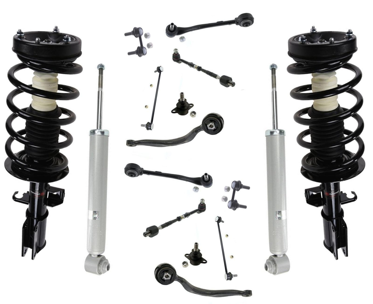 Front Struts Rear Shocks Control Arm Ball Joint Tie Rods Links For 00-06 BMW X5