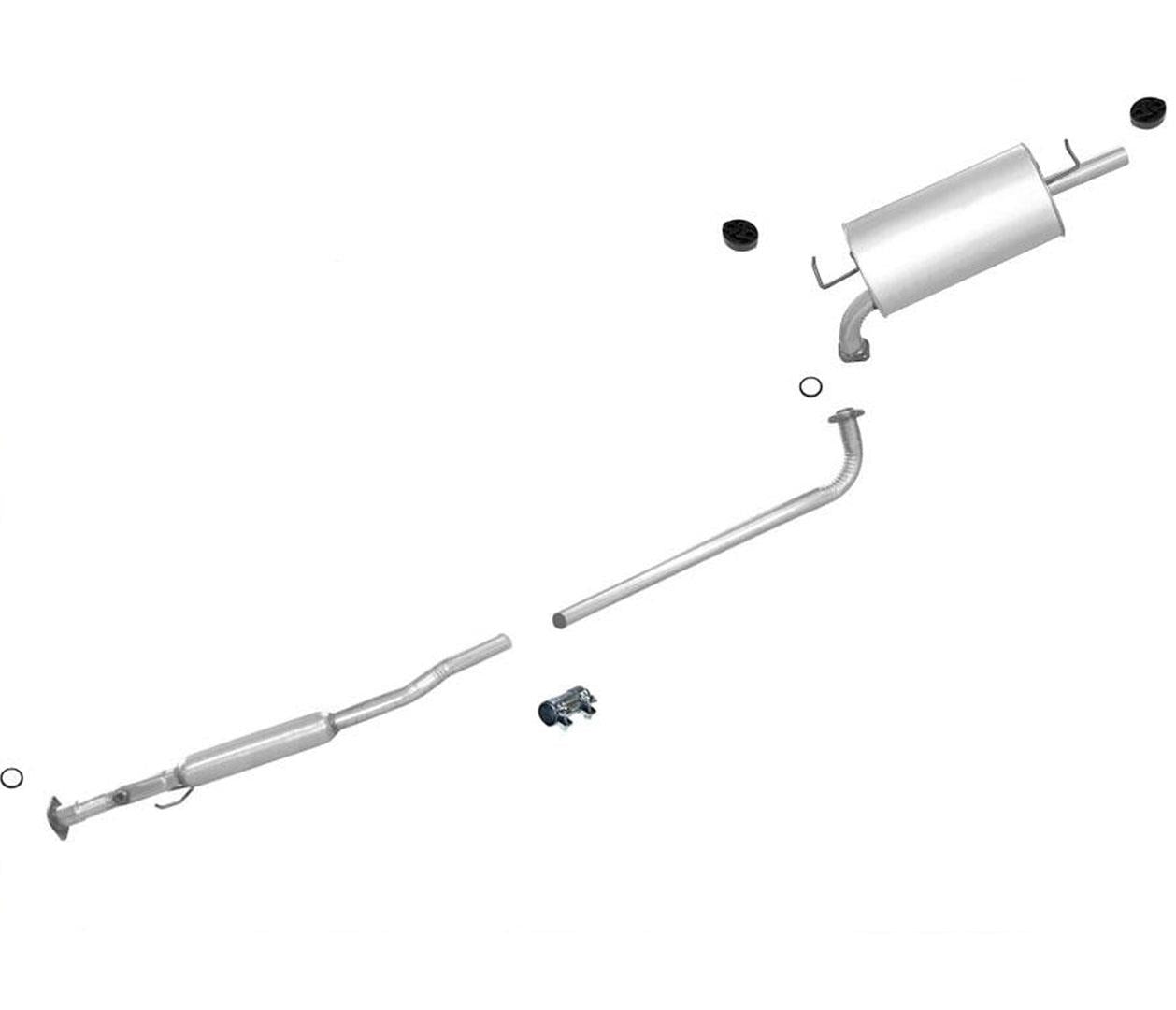 Sistema de tubo de escape silenciador 100% nuevo, fabricado en EE. UU. para Toyota Camry 2.2L 1997-2001