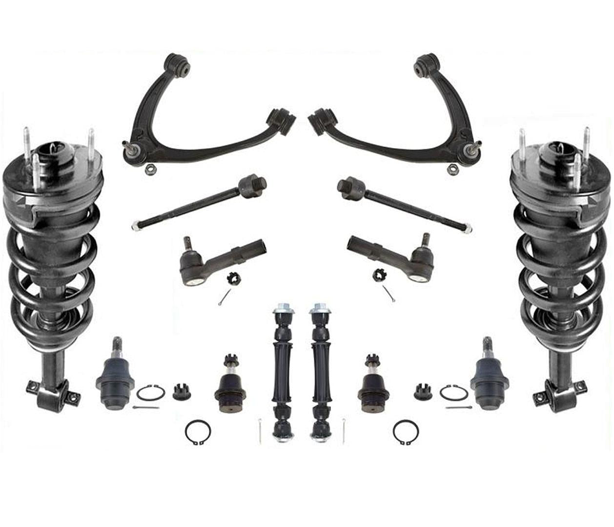 Suspension and Steering 14pc Kit for Chevrolet Tahoe & Yukon 2007-2011