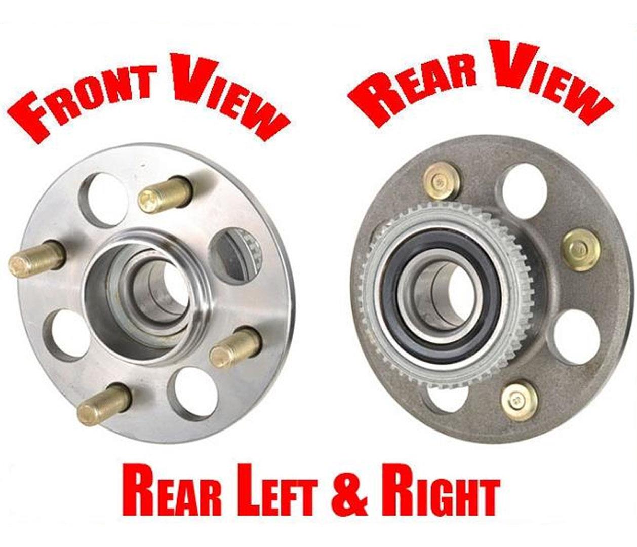 Rear L & R Wheel Bearing Hub Assembly For Civic Integra W/ 4 Wheel ABS & RR DISC