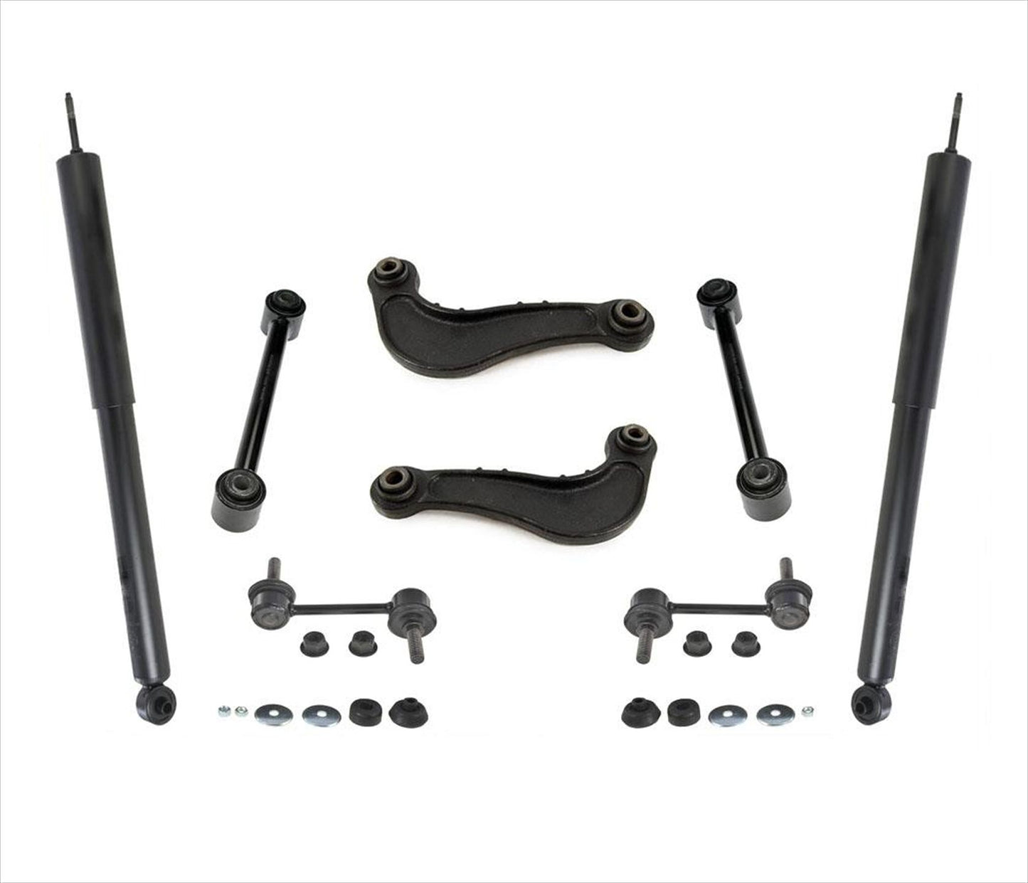 For 2007-2010 Ford Edge Rear Upper & Lower Control Arms Bushings Shocks Sway Bar