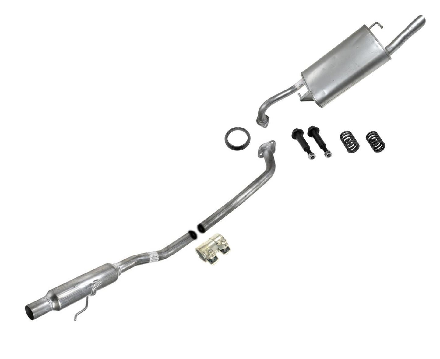 Tubo de extensión con resonador trasero y silenciador para Corolla 2.4 XRS 2009-2010