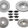 for 2013 2014 Ford Focus ST 2.0L Turbo Front & Rear Disc Brake Rotors & Pads