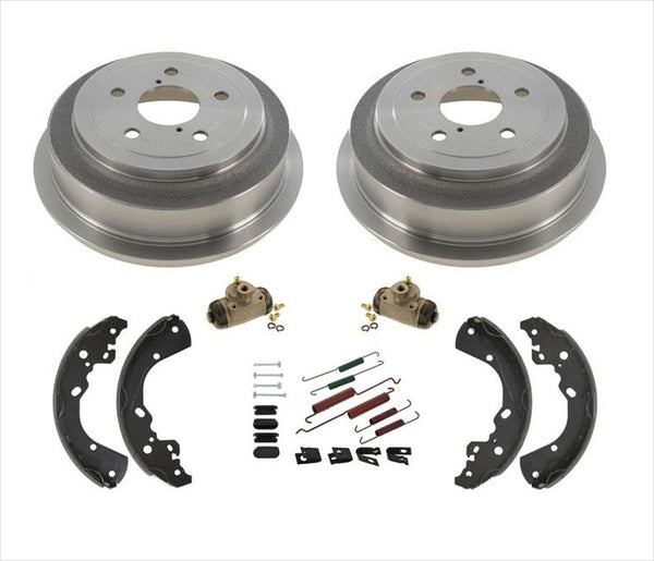 Para Dodge Dakota 2006 Tambores y zapatas de freno trasero Cilindros de rueda y kit de hardware