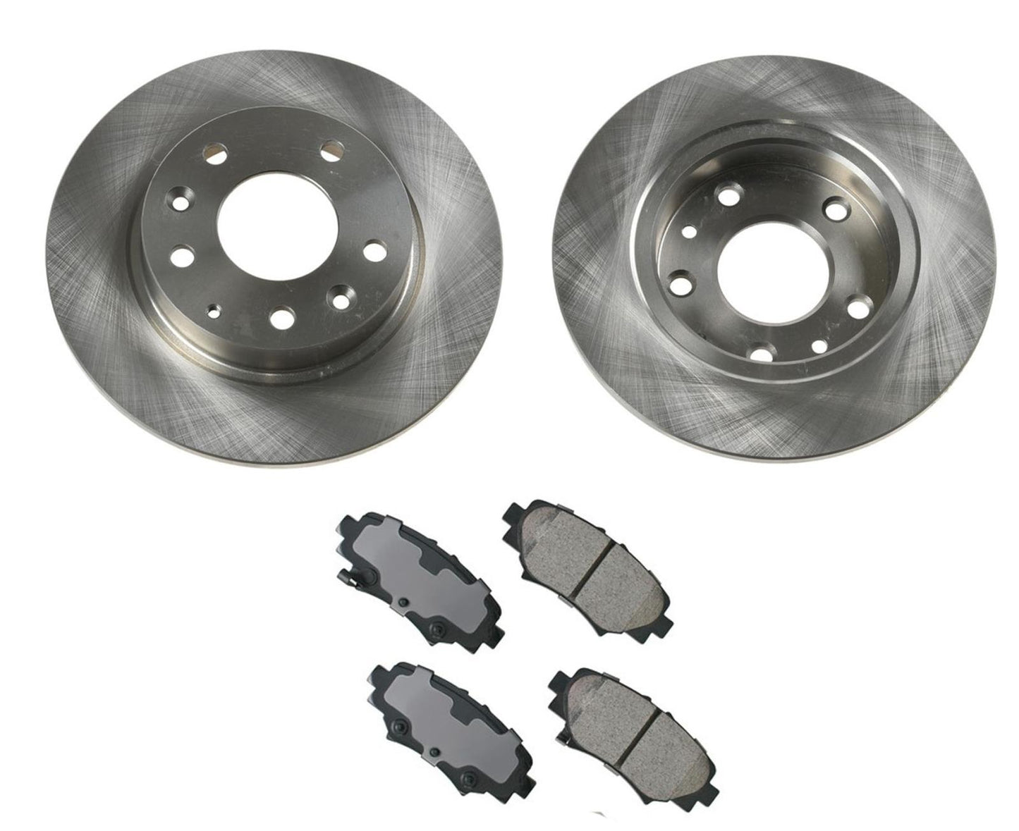 Se adapta a Mazda 3 fabricado en Japón Vin JW/pastillas de rotores de freno de disco trasero de estacionamiento manual 14-18