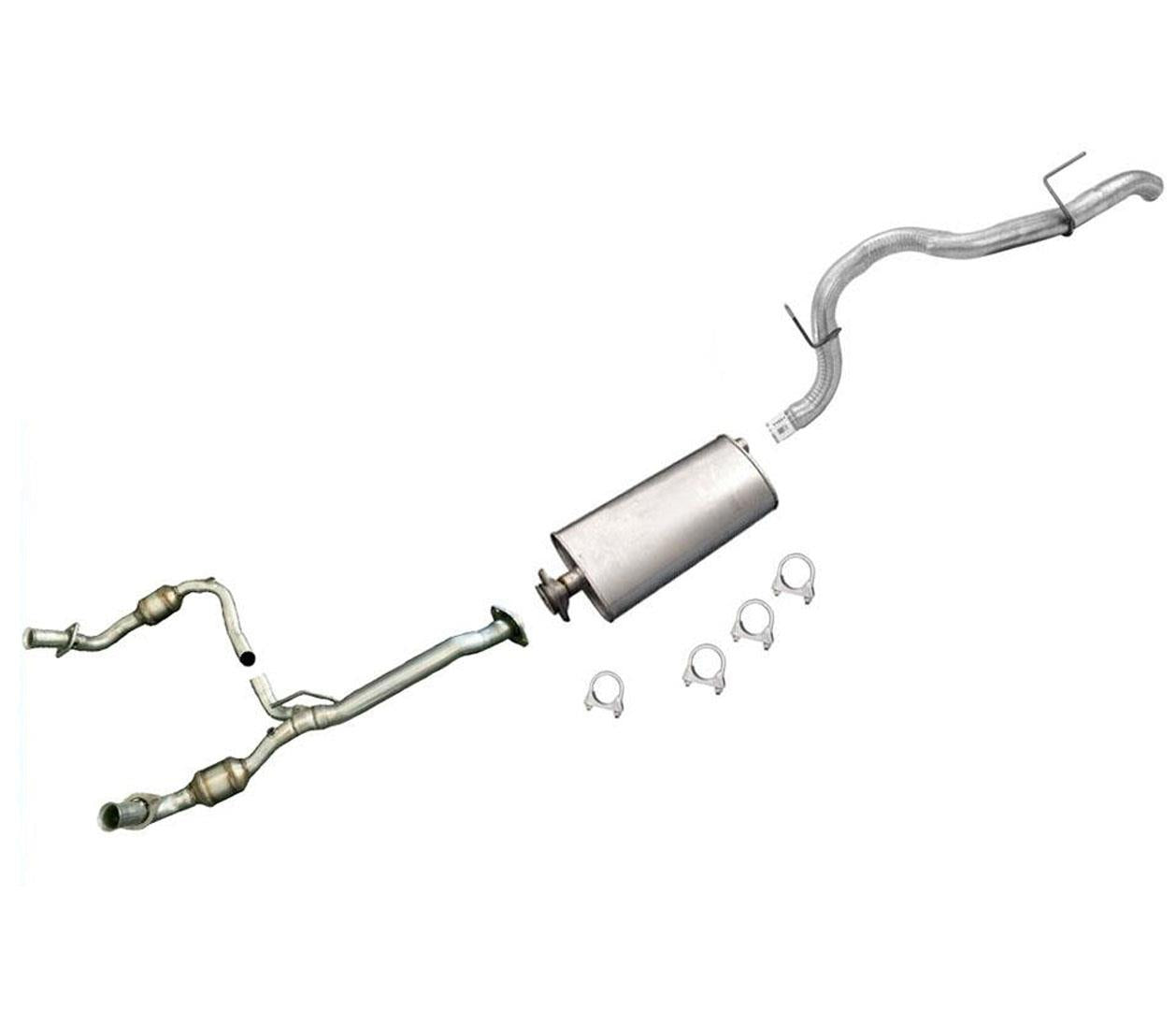 Tubo delantero en Y con silenciador y tubo de escape convertidores catalíticos para 05-07 Liberty 3.7L