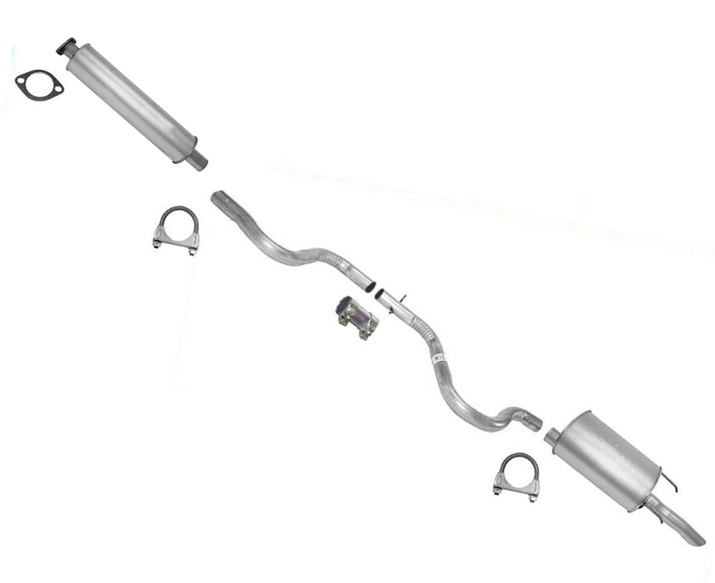Para sistema de escape silenciador Chevrolet Impala 3.4L y 3.8L 03-05