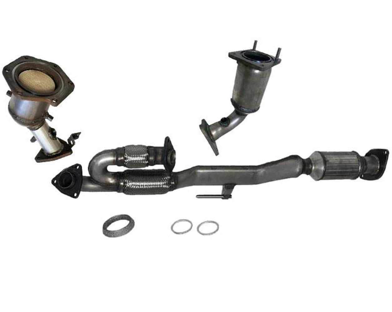 Front Rear Under Catalytic Converter Flex Pipe For Nissan Quest 3.5L 2011-2014