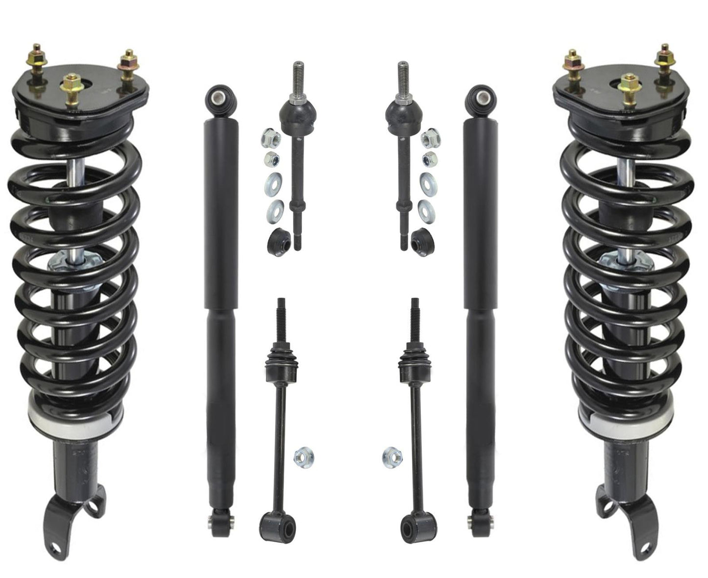 Front Struts Rear Shocks 06-08 for Dodge Ram 1500 Pick Up 4 Wheel Drv 5 Stud Rim