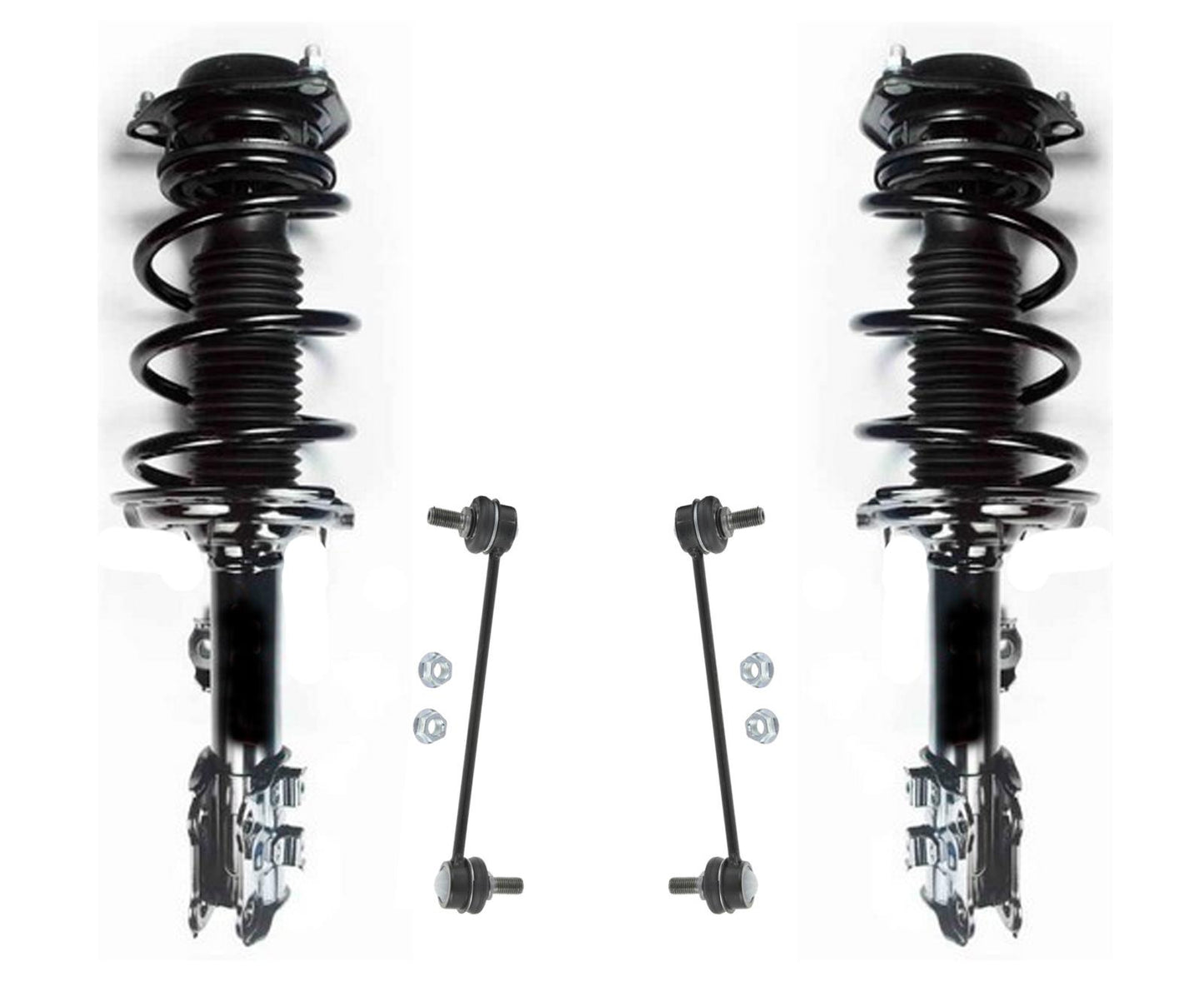 Front Coil Struts 2011-2016 6 Speed Automatic 4Dr for Hyundai Elantra 1.8L 4pc