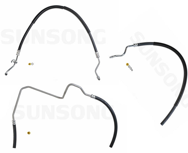 Manguera de retorno y presión de dirección asistida solo para motor Ford F150 4.2L V6 05-08