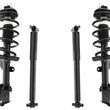 Front Complete Strut Spring Assembly & Rear Shocks For Honda Pilot 2009-2015