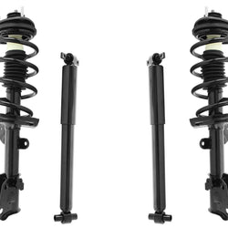 Front Complete Strut Spring Assembly & Rear Shocks For Honda Pilot 2009-2015