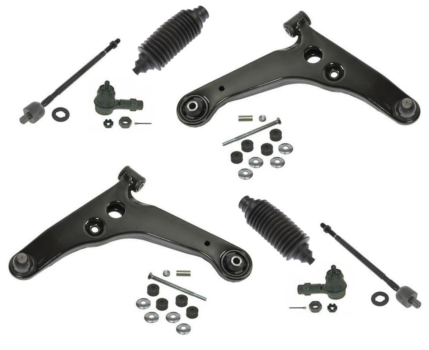 Fits LANCER Front Wheel Drive 2002-2007 Front Lower Control Arms Links Tie Rods