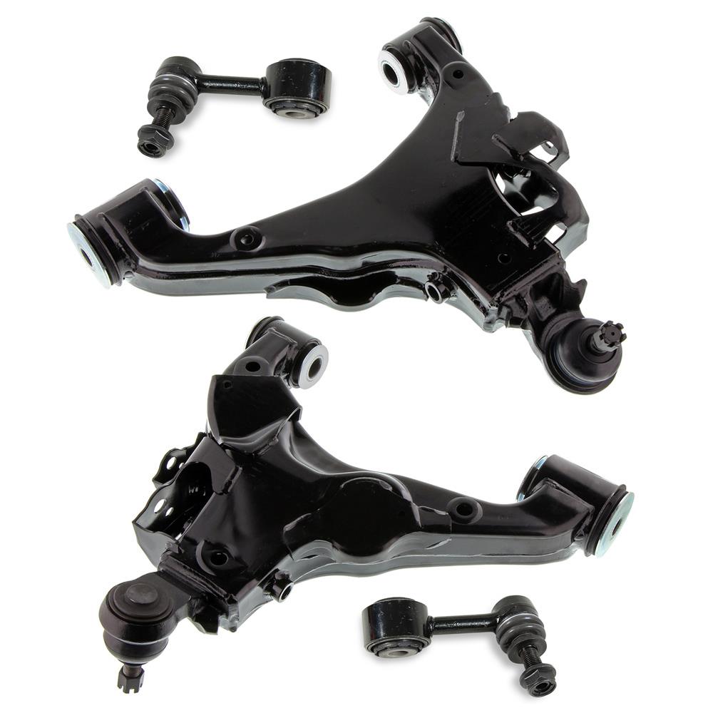 Front Lower Control Arms with Sway Bar Links for Lexus LX570 5.7L 2008-2019