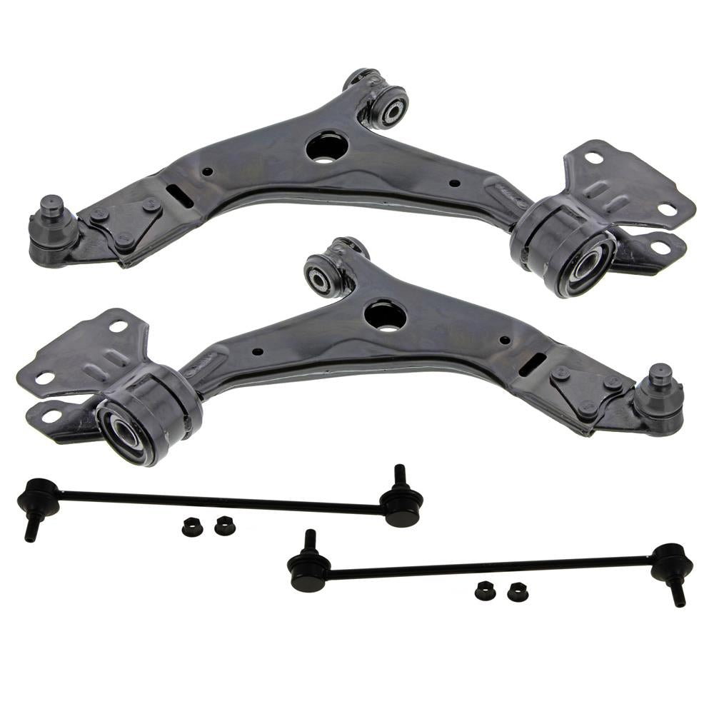Front Left & Right Lower Control Arms Sway Bar Links for Ford Escape 2013-2019