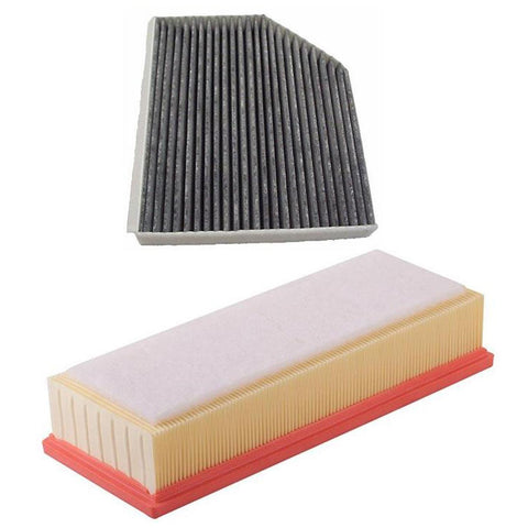 Cabin & Engine Air Filters for Audi A4 A4 Quattro  2010-2016 2pc Kit