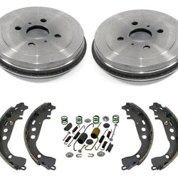 Rear Brake Drums & Organic Brake Shoes For Scion Xa Xb 2004 2005 2006