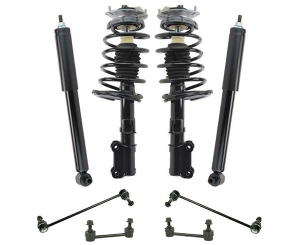 Complete Spring Struts & Shocks Fits For Front Wheel Drive Base Volvo S60 01-09