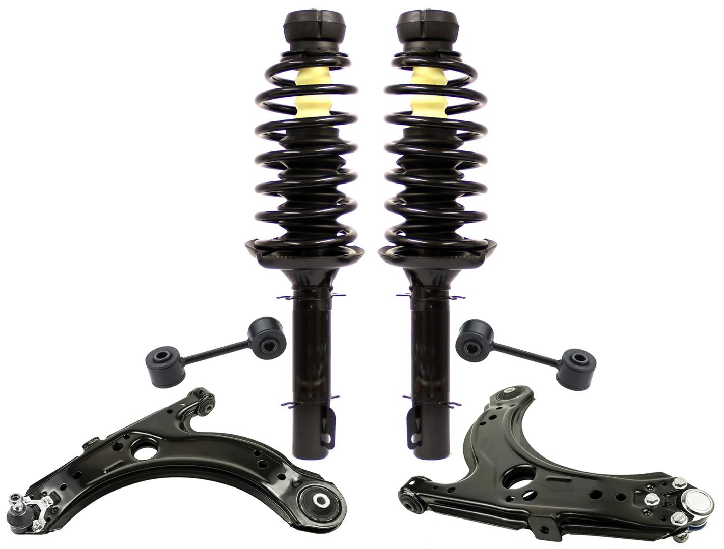 Puntales delanteros brazos de control inferiores enlaces de barra estabilizadora para Volkswagen Beetle 2003-2008