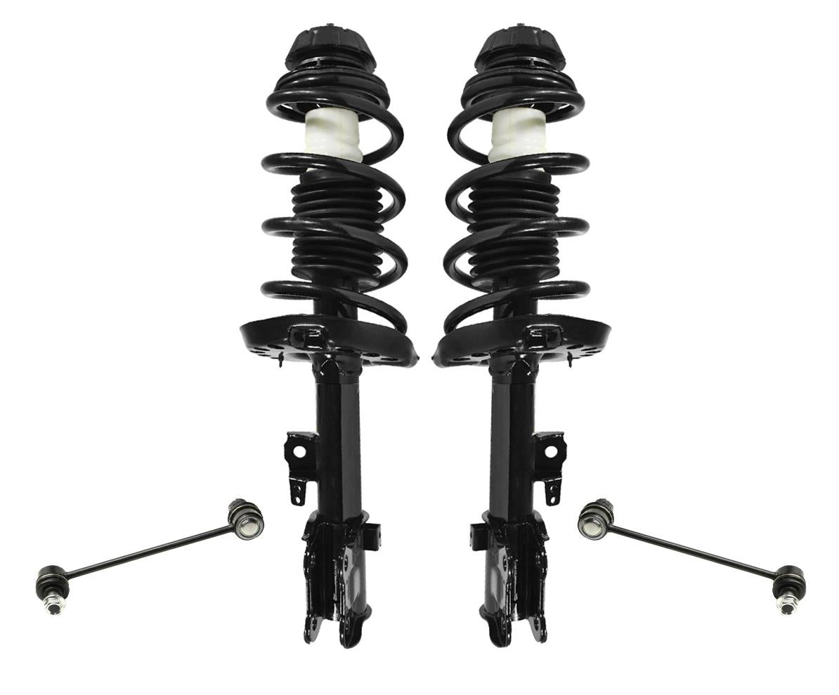 Enlaces de barra estabilizadora con puntales de resorte delanteros completos para Kia Soul 2010-2013