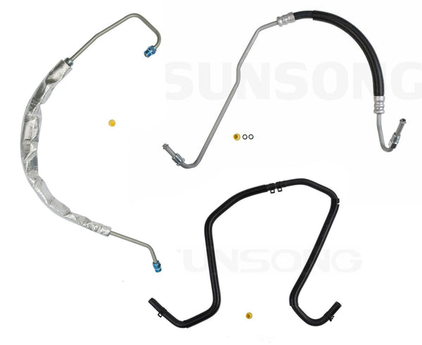 Mangueras de línea de presión de dirección asistida para F250 2005-2007 6.0L Diesel Hydroboost