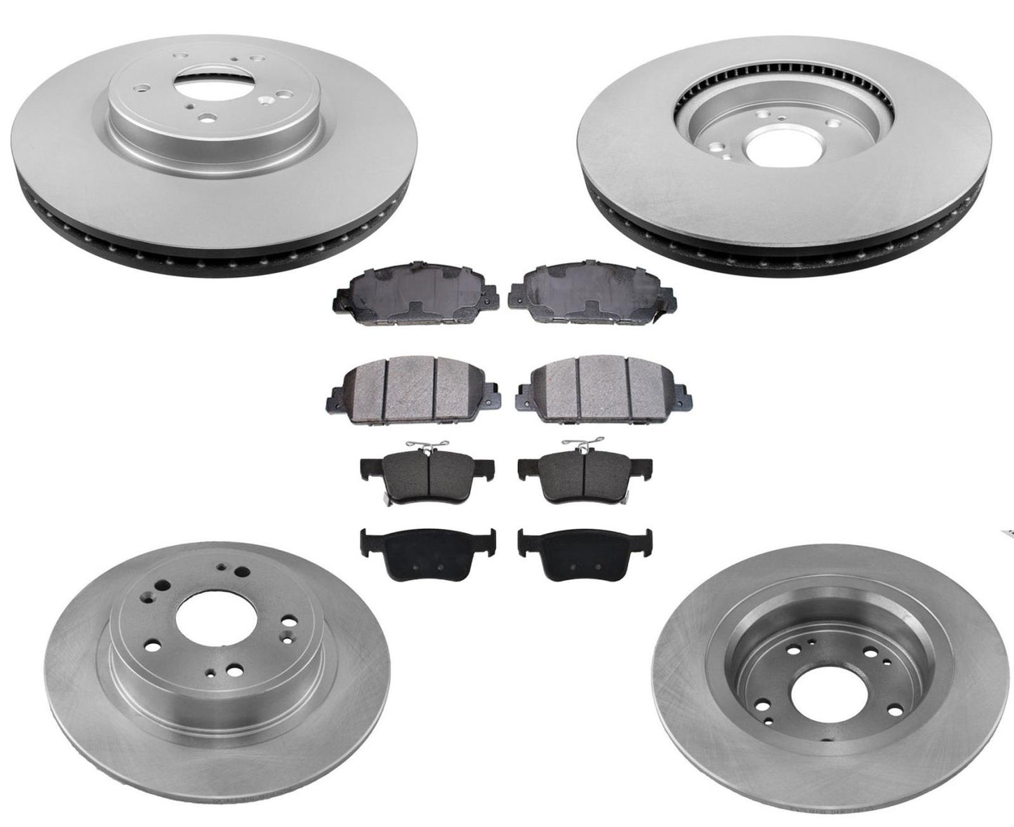 Rotores de freno de disco y pastillas de freno de cerámica para Honda Accord Sport Touring 2018-2020