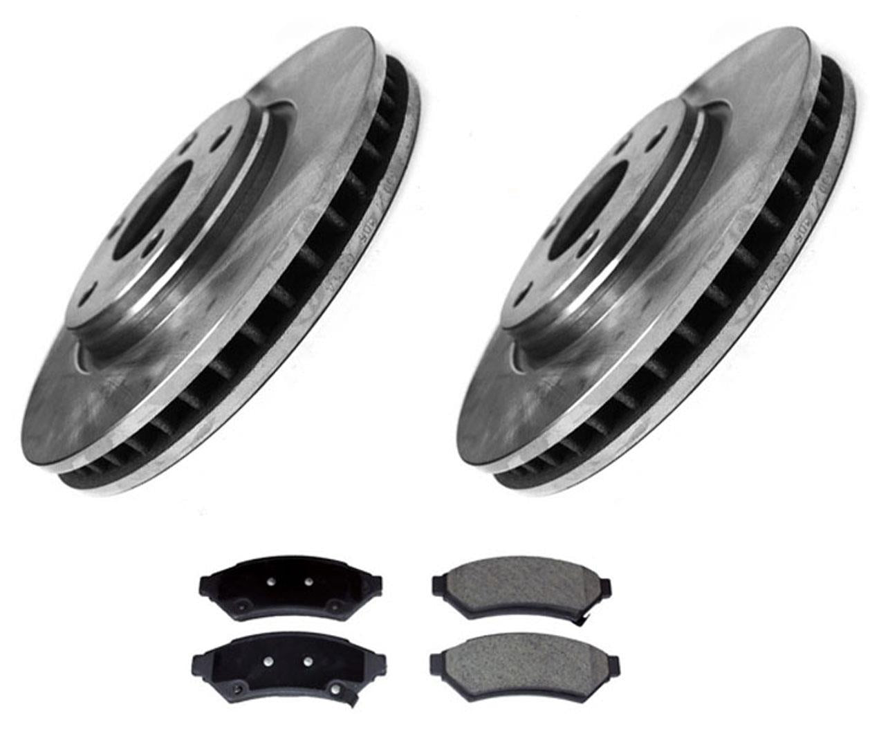 Rotores de freno delantero y pastillas de freno de cerámica para un Grand Prix 05-08 V6 3.8L