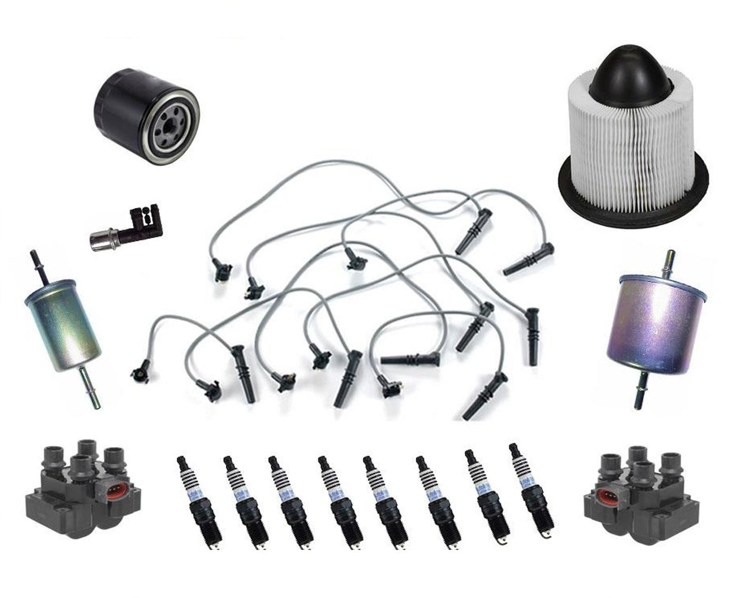 Spark Plugs Filters Ignition Wires & Coils For Ford Mustang GT 4.6L 96-98