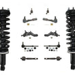 Se adapta a Toyota Sequoia 03-07, puntales delanteros, varillas de amarre, rótulas, eslabones de barra estabilizadora