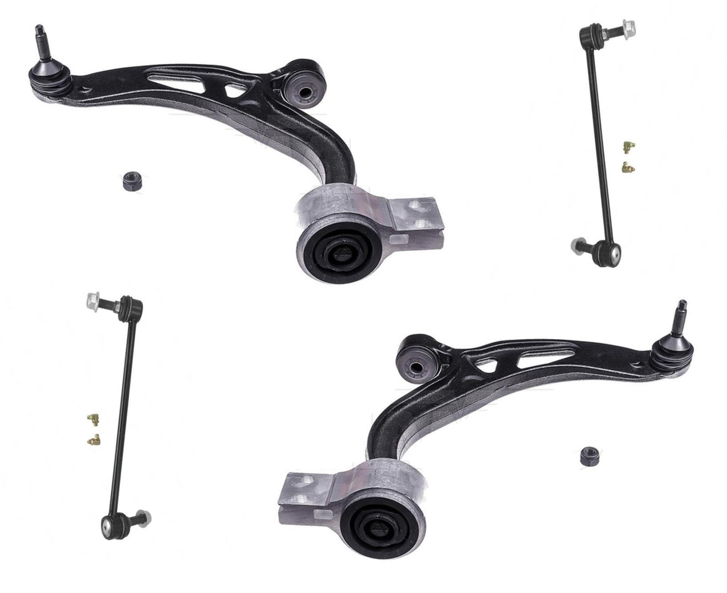 Front Lower Control Arms W/ Ball Joints & Links For Ford Explorer 2011 2018 2019