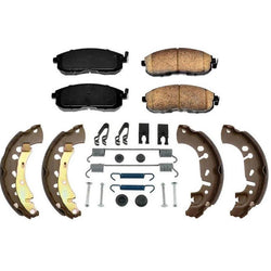 Para Nissan Sentra 13-18 con tambores de freno traseros, pastillas de freno, kit de resortes