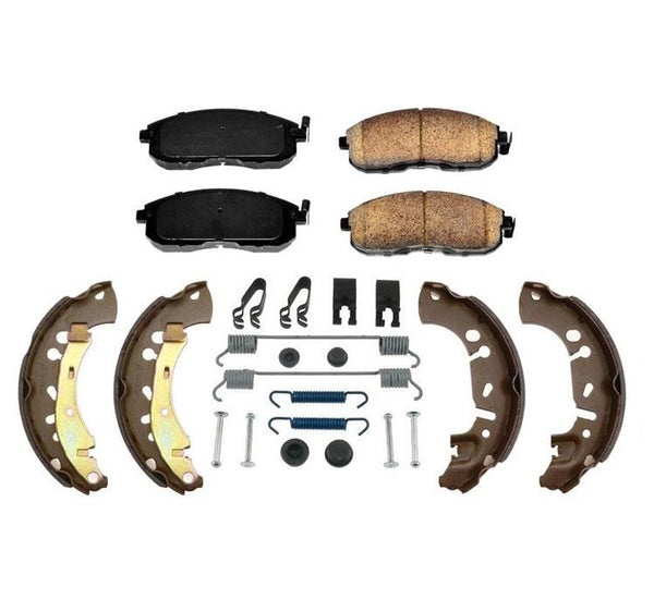 Para Nissan Sentra 13-18 con tambores de freno traseros, pastillas de freno, kit de resortes