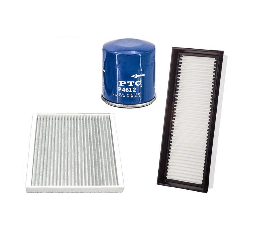 3pc Kit Oil Air & Cabin Air Filter for 2008-2015 Smart Fortwo 1.0L 0010940301