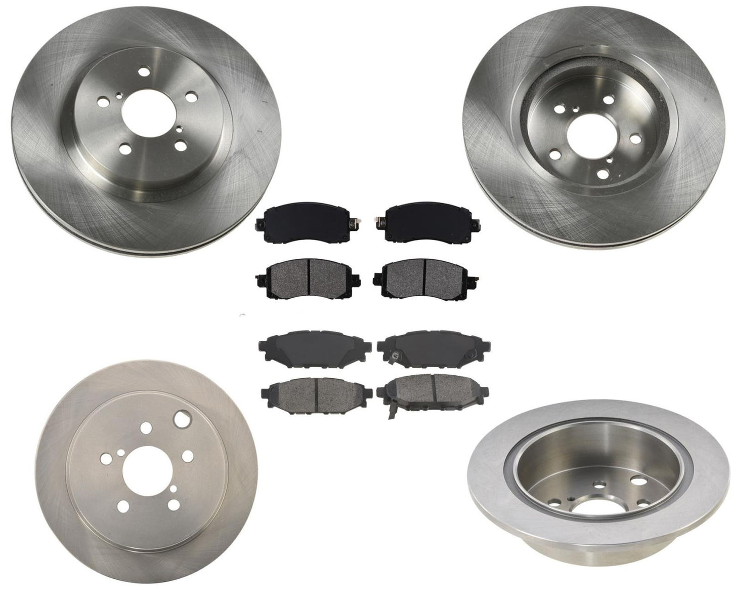 Almohadillas de cerámica para rotores de disco, se adaptan a rotores más grandes de 294 mm, 17-21 Subaru Impreza, 3 piezas
