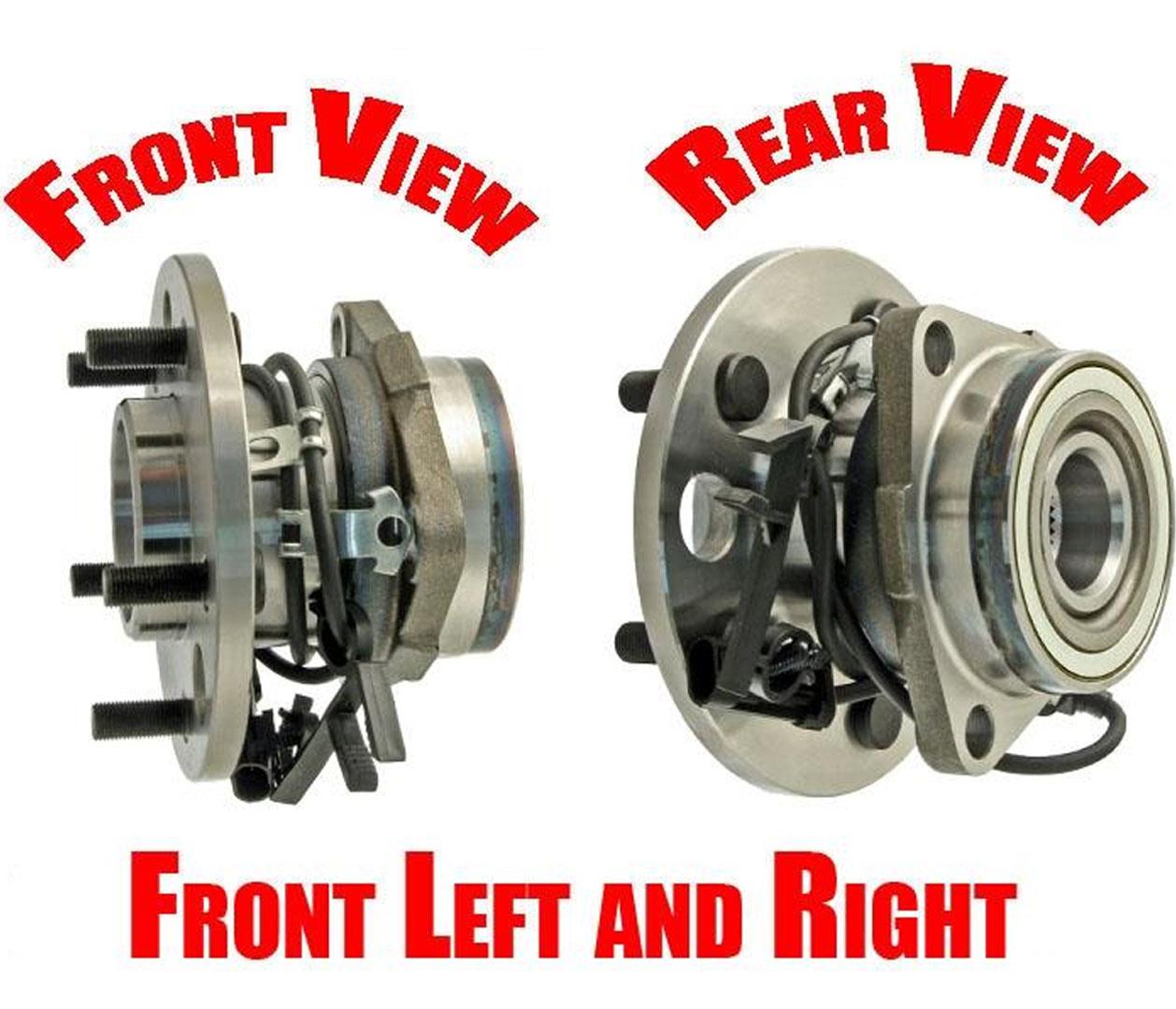 Fits 95-02 Astro Van All Wheel Drive (2) Front Wheel Bearing and Hub Assembly