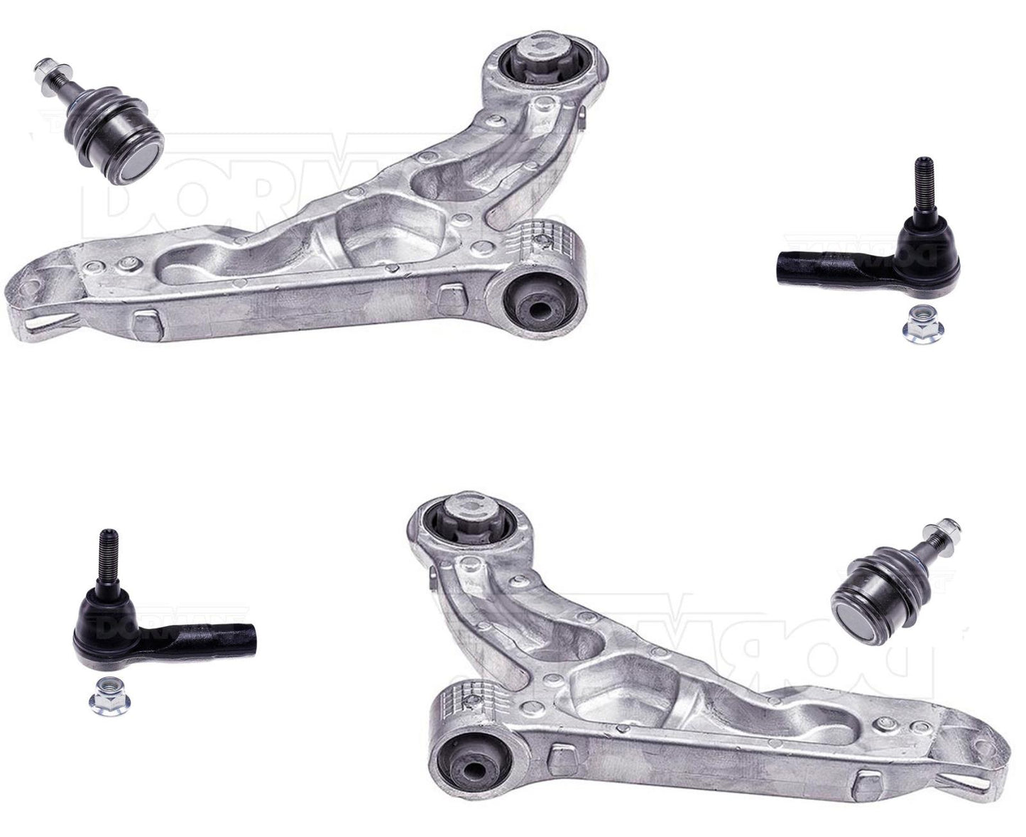 Front L & R Lower Control Arms Ball Joints Tie R Fits 2014-2018 Jeep Cherokee 6p