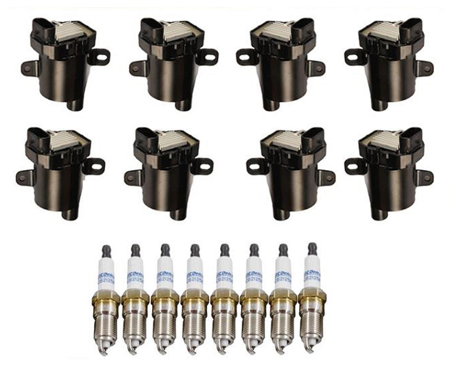 (8) Round Ignition Coil With A.C Iridium Spark Plugs 2007-2013 Tahoe