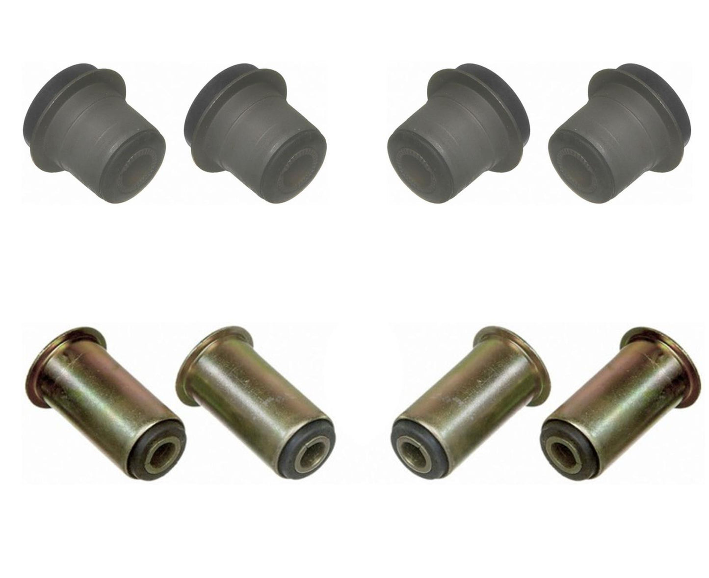 El kit de bujes del brazo de control se adapta solo a la tracción trasera 97-04 Dodge Dakota 8 piezas