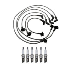 100% New Ignition Wires & Spark Plug for Ford Mustang 3.8L V6 from 01/99-00