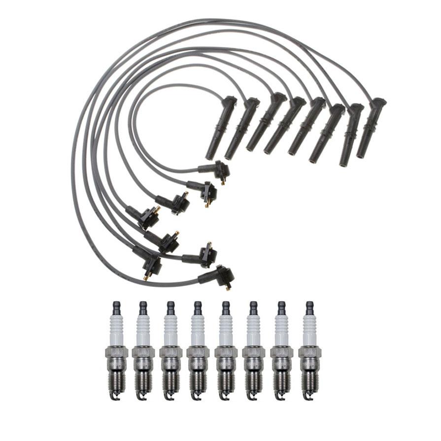Engine Wire Set Plus Platinum Plugs Kit for Ford F150 4.6L 1997-1999