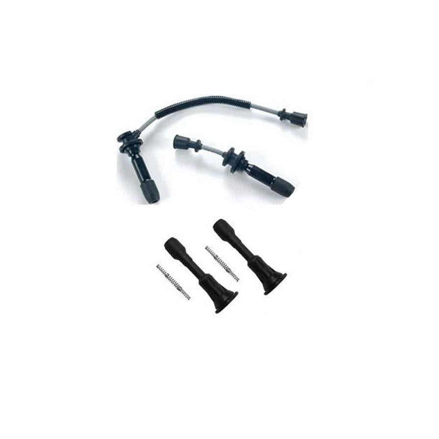 Set of Ignition Wires and Coil Connectors Plug Boots for Kia Sportage 1995-2002