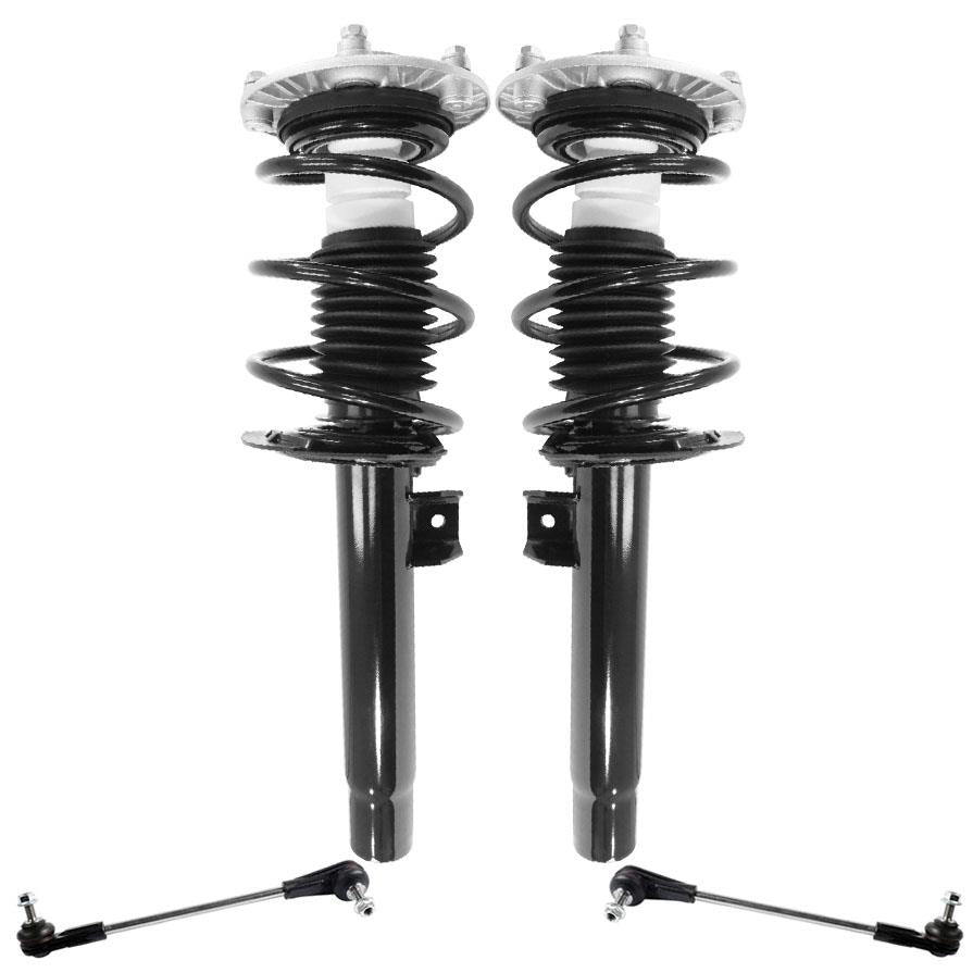 Front Struts & Sway Bar Links for BMW 4 Door 328i Rear Wheel Drive 2012-2018