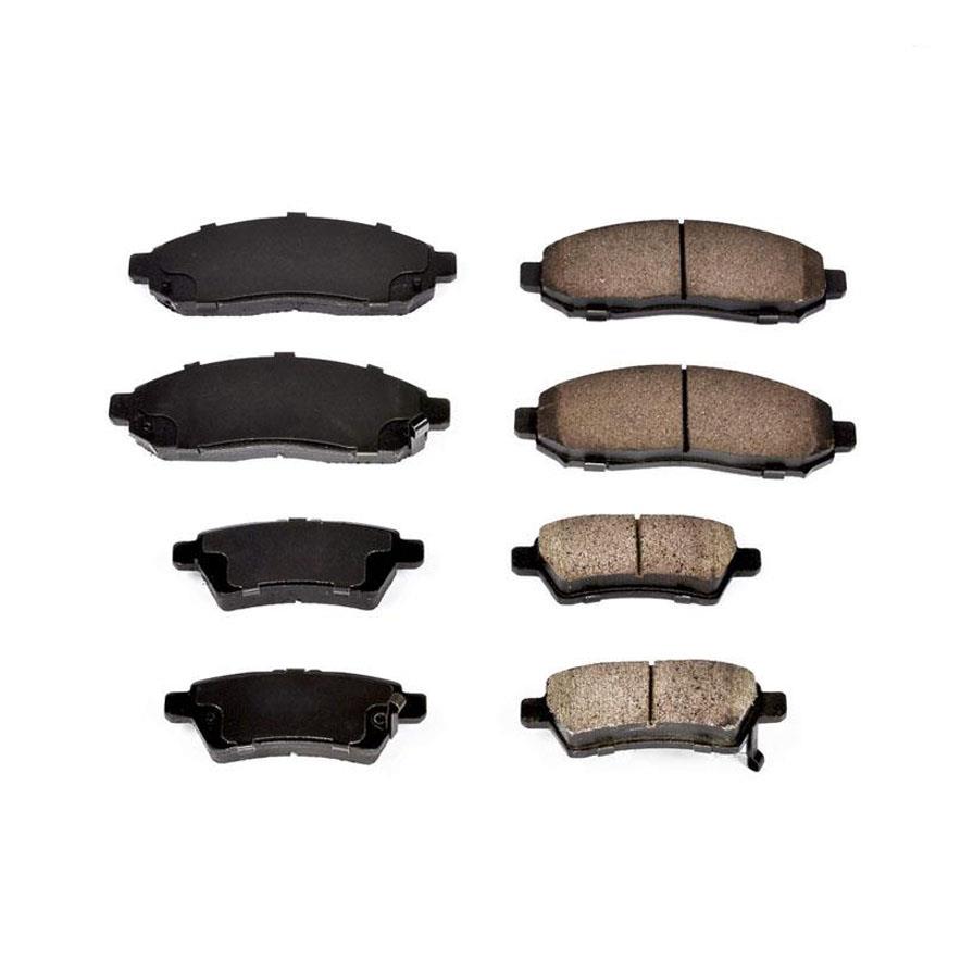 100% New Front & Rear Ceramic Brake Pads 2 Sets for Nissan Xterra 2005-2010