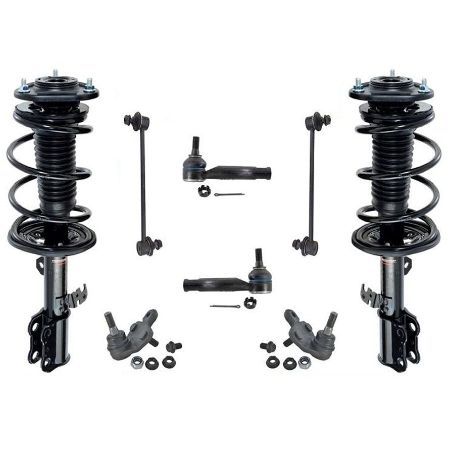 Front Spring Struts Ball Joints Sway Bar Links & Tie Rods for Scion tC 2005-2010
