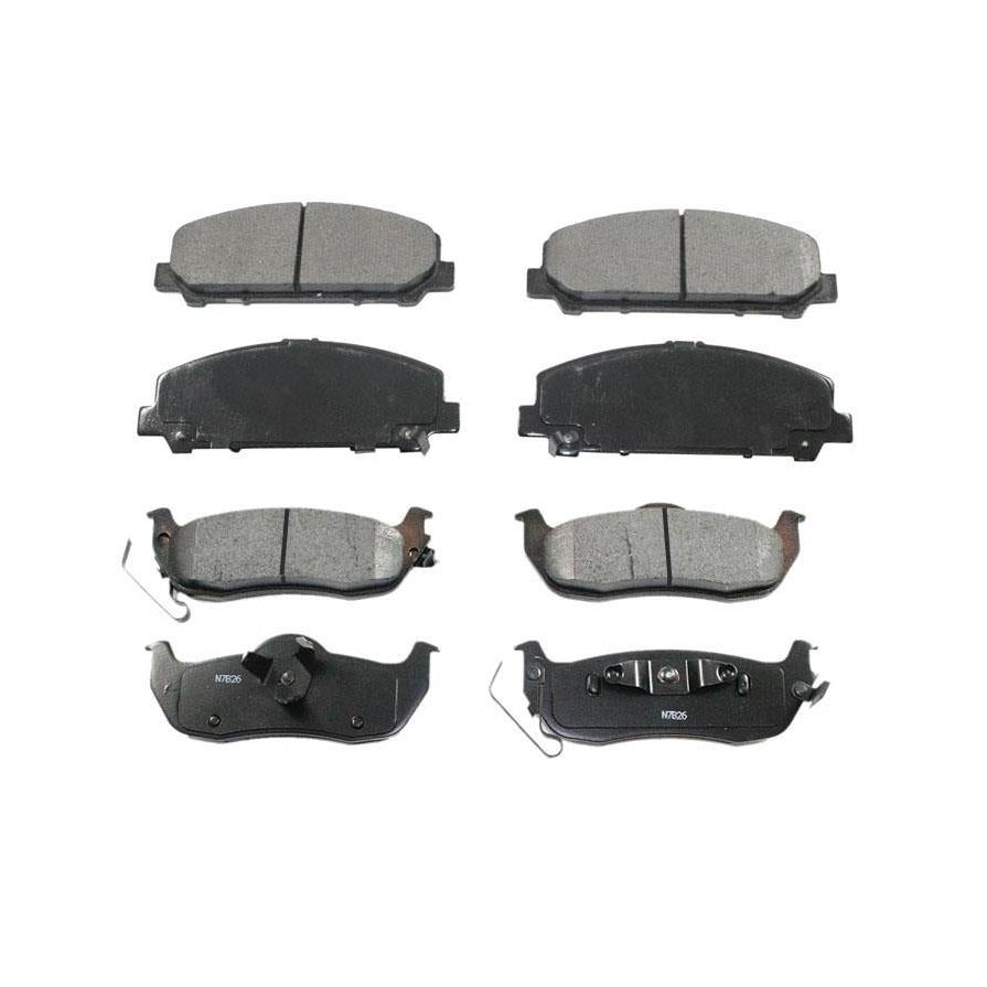 Pastillas de freno delanteras y traseras para Infiniti QX56 08-10 Nissan Titan 08-10 Armada 08-11
