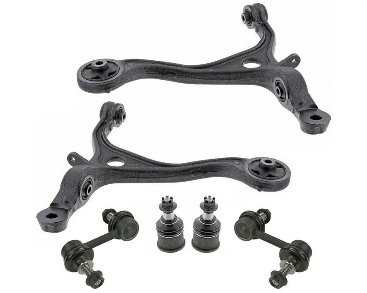 Front Lower Control Arms Lower Ball Joint Sway Bar Links for Honda Accord 03-07